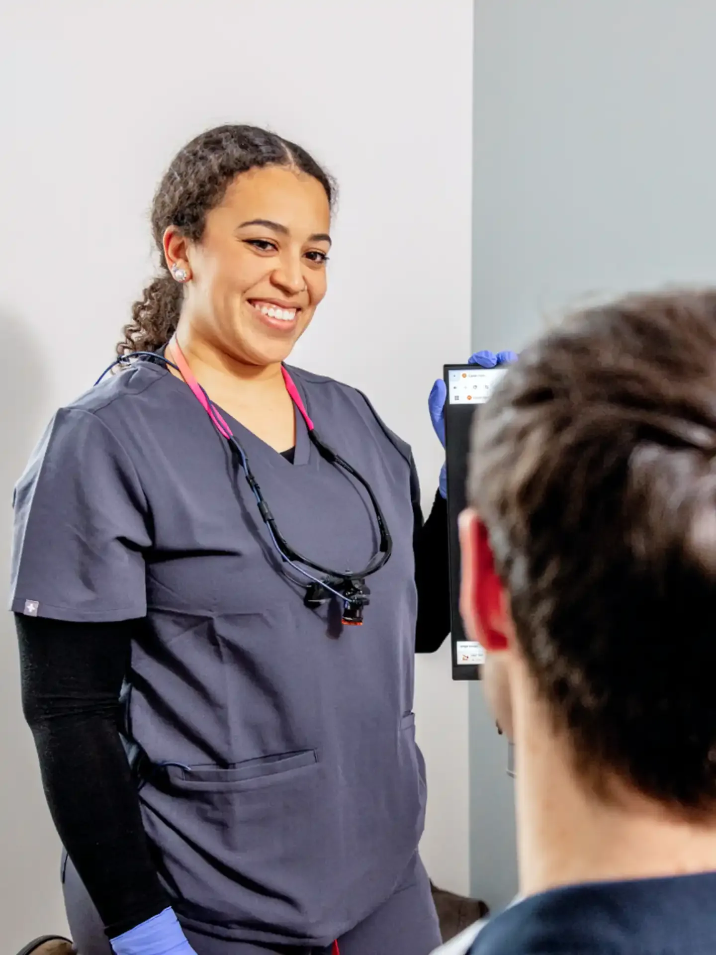 Hygienist smiling at Miller Dental Care